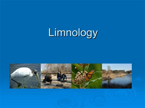 what does limnology do